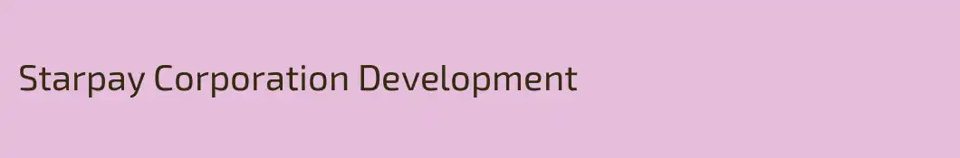 Starpay Corporation Development